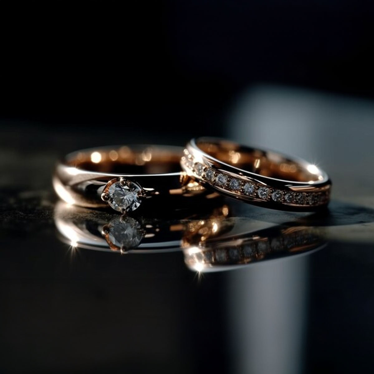 Discover the differences between engagement and wedding rings