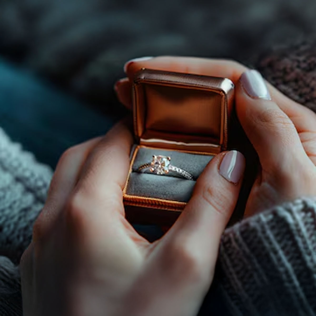Engagement ring, UK jewellery trends, sustainable rings