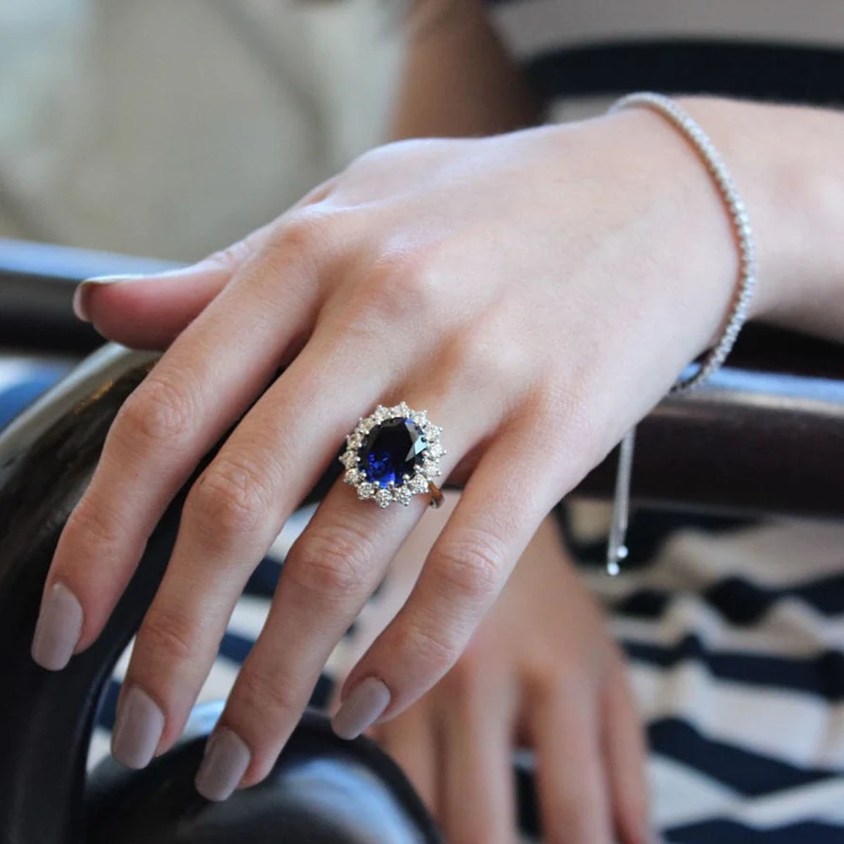 Kate Middleton engagement ring, sapphire engagement ring, Princess Diana ring, royal jewellery trends, Ceylon sapphire, heirloom ring, Garrard sapphire ring, Kate-inspired ring, cluster engagement ring, lab-grown sapphire
