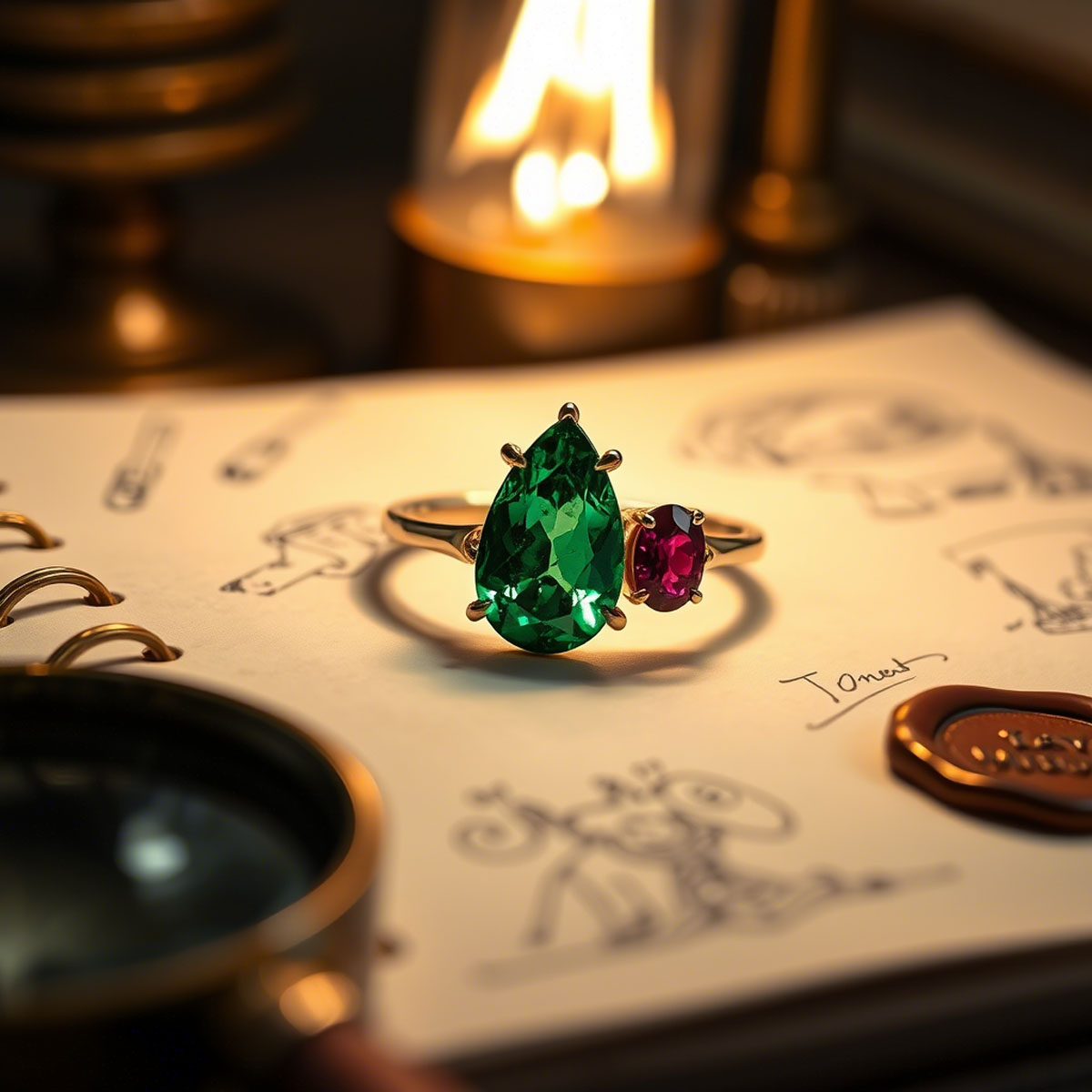toi et moi rings UK, custom toi et moi ring London, two stone engagement rings, lab grown diamonds, ethical jewellery UK, diamond and emerald ring, pearl and diamond ring, celebrity engagement rings, bespoke jewellery UK, Hatton Garden rings