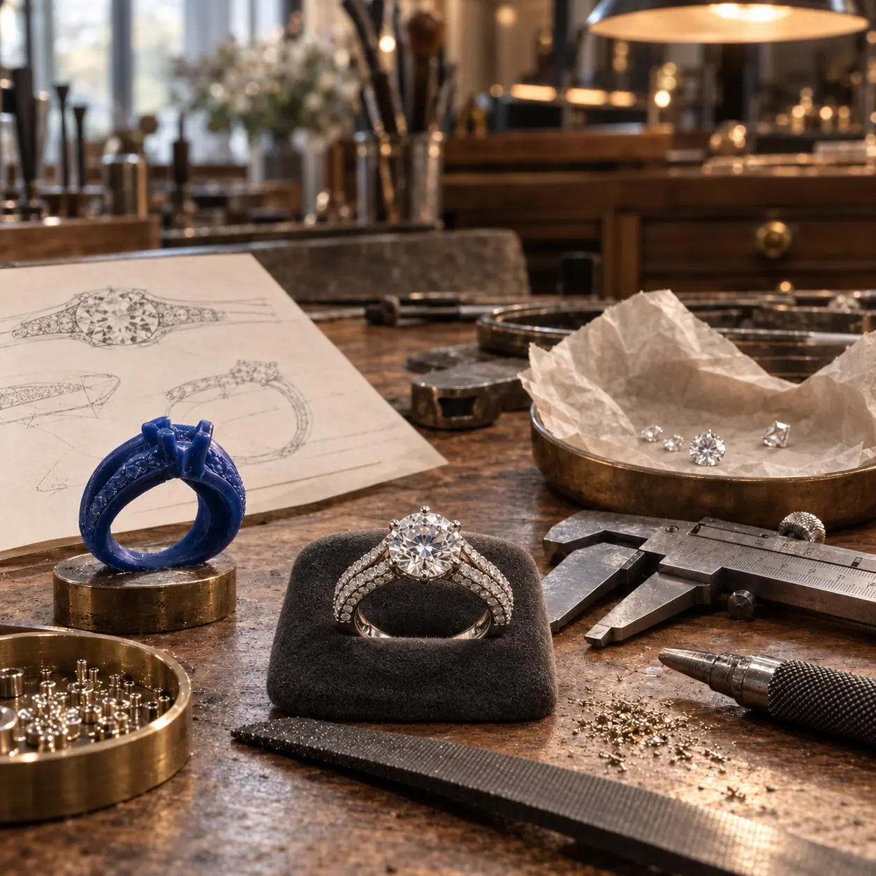 How A Bespoke Engagement Ring Is Made Step By Step