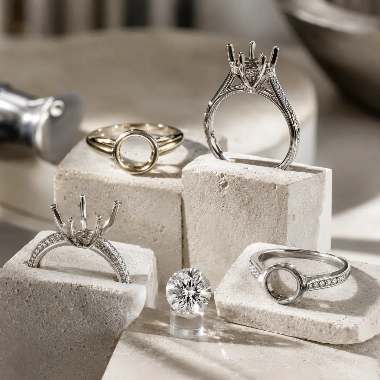 How to Choose an Engagement Ring Setting Safely