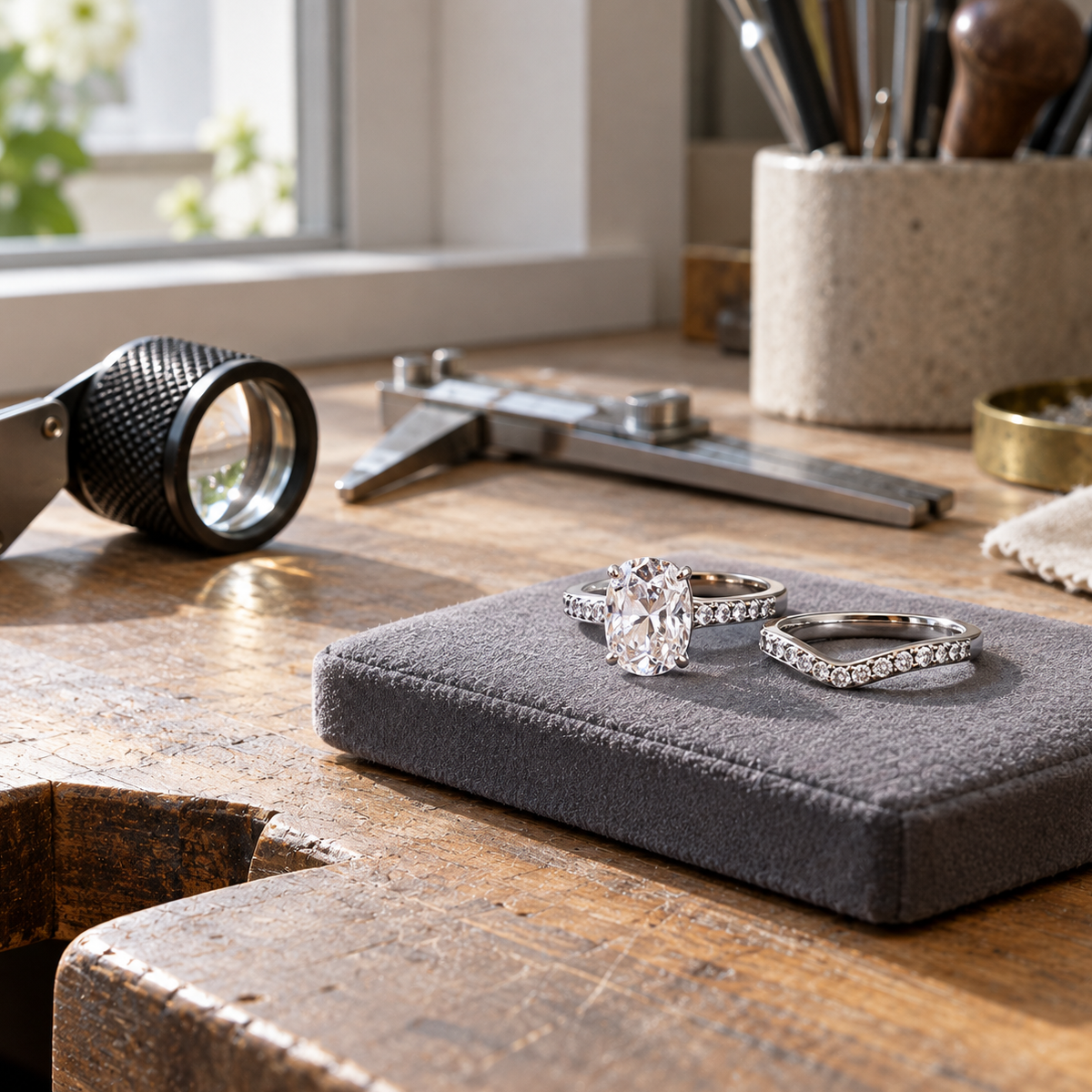 Princess Beatrice Engagement Ring and Its Platinum Wedding Band