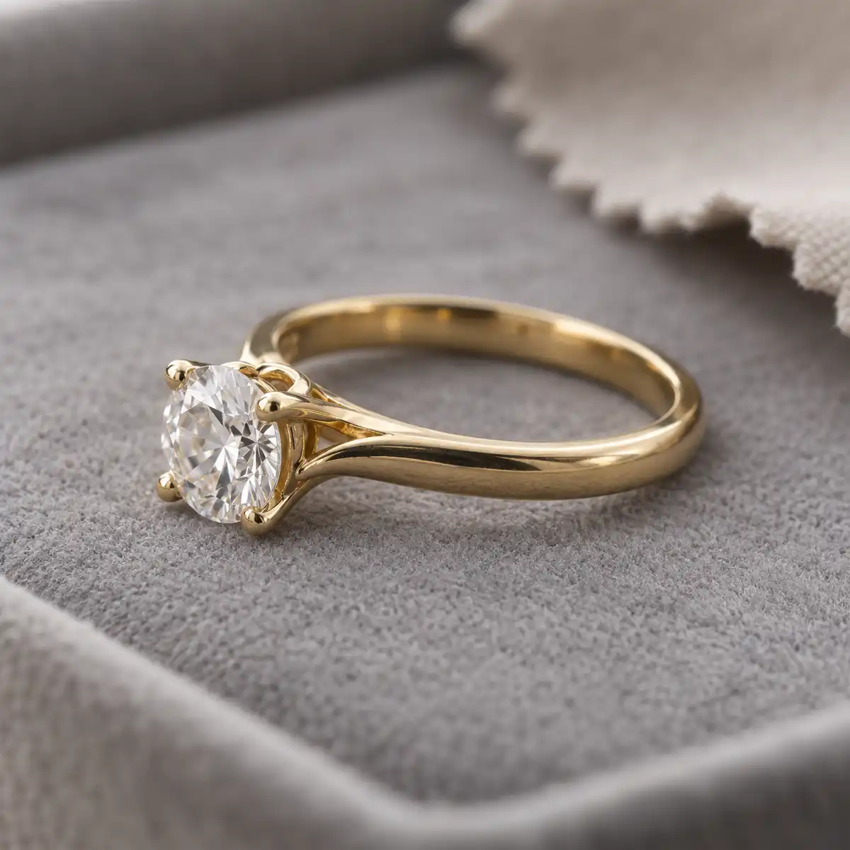 Vintage De Beers diamond engagement ring advertisement evoking the two months salary engagement ring rule that shaped UK bridal spending